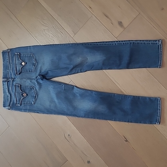Hudson Jeans Women's sz 32 Collin Skinny Double Button Mid Rise Denim Jeans - Picture 4 of 15